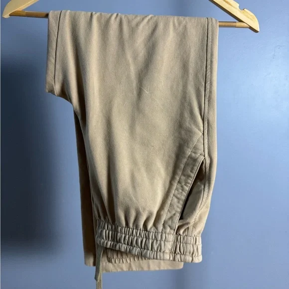 Tan Jogger Pants - Picture 1 of 3